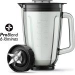 Liquidificador Série 5000 Jarra Vidro Philips Walita Preto 1200W RI2242/93-127V - Imagem 3