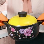 Utensílios de cozinha com clipe de prato para assar em casa, forno de silicone universal, dois dedos, clipe de mão, 2 peças, laranja - Imagem 3