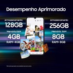 Smartphone Samsung Galaxy A15 4G 128GB - Azul Escuro - Imagem 6