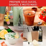 Liquidificador Portátil Arno Lightmix LP01, 300ml, Verde, Sem Fio, Bateria Recarregável USB-C, Copo Inquebrável, BPA Free, Ideal para Smoothies e Shakes, Bivolt - Imagem 3