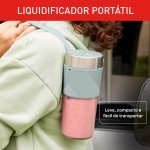 Liquidificador Portátil Arno Lightmix LP01, 300ml, Verde, Sem Fio, Bateria Recarregável USB-C, Copo Inquebrável, BPA Free, Ideal para Smoothies e Shakes, Bivolt - Imagem 4