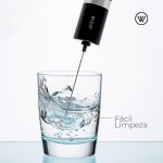 WOLFF - Mixer Elétrico para Bebidas de Aço Inox e Plástico com Suporte - motor potente - serve para bater ovos - misturador - Imagem 5