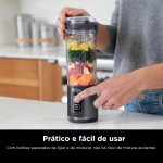 Ninja Blast Liquidificador Portátil Bivolt, Sem Fio, Recipiente de 470ml, Liquidificador Pessoal para Shakes e Smoothies, Livre de BPA, Tampa à Prova de Vazamento, Recarregável via USB-C - Imagem 3