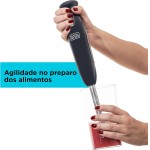 BLACK+DECKER Mixer Vertical e Portátil M300 com Haste em Inox 110V - Imagem 3