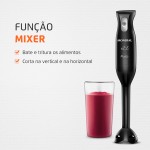 MONDIAL Mixer Pratic, Preto, 200W, 220V - M-15-B - Imagem 2