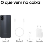 Celular Samsung Galaxy A07 256GB, 8GB, Câm. 50MP, Tela 6.7"- Preto - Imagem 10