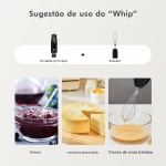 Mixer de Mão 600W 3 em 1, Liquidificador Portátil com Batedor e Processador de Alimentos, Aço Inox 304, 2 Velocidades + 20 Níveis, Copo 600 ml e Tigela 860 ml, 127 V, Fácil de Limpar - Imagem 7