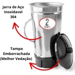 Liquidificador 2 Litros Baixa Rotação 220V - Imagem 3