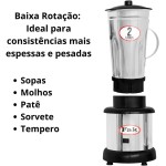 Liquidificador 2 Litros Baixa Rotação 220V - Imagem 4