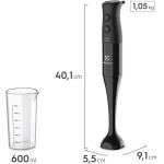 Mixer de mão Electrolux Preto 400W com Tecnologia TruFlow 1 velocidade função turbo EIB05 127V - Imagem 4