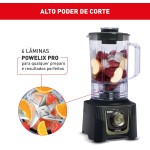 Liquidificador Arno Power Max Autolock 2200W LN82, Cinza Chumbo, com 6 Lâminas Powelix Pro, Tecnologia Anti Vazamento, Comfort Control e Limpeza Fácil, 110V - Imagem 5