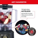 Liquidificador Arno Power Max Autolock 2200W LN82, Cinza Chumbo, com 6 Lâminas Powelix Pro, Tecnologia Anti Vazamento, Comfort Control e Limpeza Fácil, 110V - Imagem 7