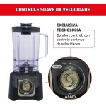Liquidificador Arno Power Max Autolock 2200W LN82, Cinza Chumbo, com 6 Lâminas Powelix Pro, Tecnologia Anti Vazamento, Comfort Control e Limpeza Fácil, 110V - Imagem 8