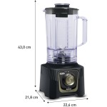 Liquidificador Arno Power Max Autolock 2200W LN82, Cinza Chumbo, com 6 Lâminas Powelix Pro, Tecnologia Anti Vazamento, Comfort Control e Limpeza Fácil, 110V - Imagem 9