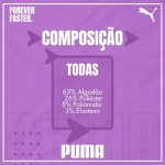 Kit 3 Pares de Meia Puma Feminina Cano Curto Academia Esportiva Original - Imagem 6