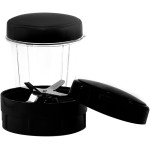 Liquidificador e Processador Mallory Gourmet - 1000W, 6 Lâminas em Aço Inox, Tritura Gelo, Painel Easy Touch, 2 Copos Tritan com Tampas - 127V - Imagem 6