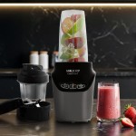 Liquidificador e Processador Mallory Gourmet - 1000W, 6 Lâminas em Aço Inox, Tritura Gelo, Painel Easy Touch, 2 Copos Tritan com Tampas - 127V - Imagem 7