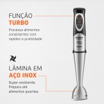 MONDIAL Power Mixer Premium, Preto/Inox, 500W, 110V - M-07 - Imagem 6