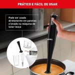 Mixer Arno TurboMix Pro 400W MX31, 3 em 1 com Processador de 600ml, Batedor para Claras e Copo Medidor de 500ml, Versátil, Potente e Prático, 110V - Imagem 4