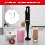Mixer Arno TurboMix Pro 400W MX31, 3 em 1 com Processador de 600ml, Batedor para Claras e Copo Medidor de 500ml, Versátil, Potente e Prático, 110V - Imagem 6