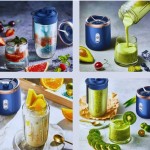 Liquidificador Portátil Recarregável USB - Mixer Juice 400ML com Copo Integrado (Lilás) - Imagem 4