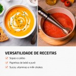 MONDIAL Mixer Turbo Inox, Preto/Inox, 500W, 110V - M-16-BI - Imagem 4