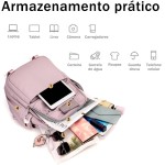 Mochila Feminina Bolsa Escolar Impermeável Para Notebook 15,6 Polegadas- Mochila Casual Grande de Nylon-Mochila para Viagem-VANOVA - Imagem 2