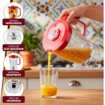 Copo De Liquidificador Mondial Premium Turbo Inox L1000/l1100/l1200w Vermelho Acrílico Cristal 1,5 L Com Tampa Vermelho Peça de Reposição - Imagem 6