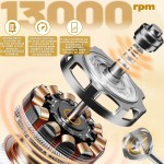 Mixer 5 em 1, Mixr 5 em 1 1000W, Míxer Inox 220V, Mix 5 em 1, Mixer Portatil, Copo Medidor de 800ml, Mix Processador - Imagem 4