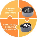 Liquidificador Individual E Moedor De Café Tigrecook 1000w (220v) - Imagem 6