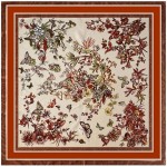 Bandanas de cabelo de seda para mulheres, lenços de cabeça para dormir, lenço de cetim para pescoço, faixa quadrada 89 cm - Imagem 4