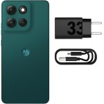 Smartphone Motorola Moto g86 5G - 512GB 24GB (8GB RAM+16GB Ram Boost) Tela 1.5K pOLED, 50MP Sony camera OIS Moto AI, videos em 4K, IP68 + IP69 - Verde Escuro - Imagem 5