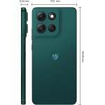 Smartphone Motorola Moto g86 5G - 512GB 24GB (8GB RAM+16GB Ram Boost) Tela 1.5K pOLED, 50MP Sony camera OIS Moto AI, videos em 4K, IP68 + IP69 - Verde Escuro - Imagem 6