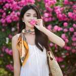 Lenço de cabeça de 68 cm como lenço de seda para mulheres lenço bandana quadrado envolvente de cabelo - Imagem 5
