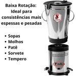 Liquidificador FAK Baixa Rotação 8 Litros 127v - Imagem 4