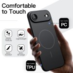 JETech Capa Magnética Fina para iPhone Air, Compatível com MagSafe, Case Minimalista Ultrafina com Acabamento Fosco e Proteção Total da Lente da Câmera (Preto) - Imagem 5