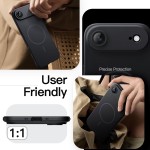 JETech Capa Magnética Fina para iPhone Air, Compatível com MagSafe, Case Minimalista Ultrafina com Acabamento Fosco e Proteção Total da Lente da Câmera (Preto) - Imagem 7