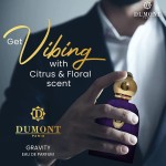 Dumont Eau de Parfum Unissex, Colônia com Fragrância de Longa Duração, Spray Corporal Inspirado nos Árabes, Perfume de Almíscar para Homens e Mulheres, Tamanho 85 ml - Imagem 4
