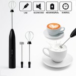 Misturador De Bebidas Elétrico Portátil Em Aço Inox - Haste de 20cm Para Café Cappuccino Coquetéis E Milk-Shake - Imagem 3