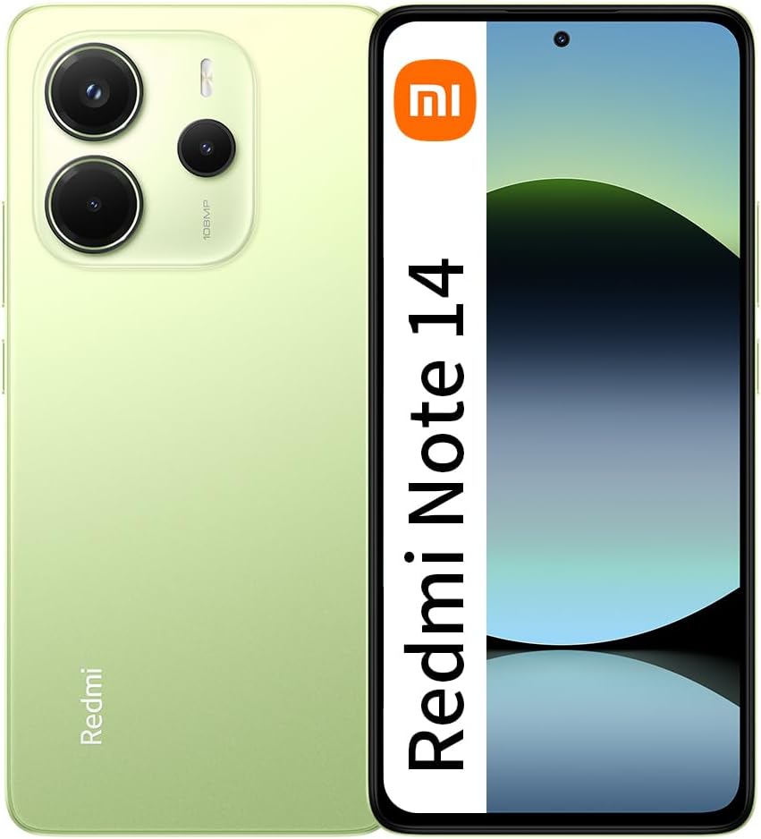 1768170098_Smartphone-Xiaomi-Redmi-Note-14-Lime-Green-Verde-8GB-RAM.jpg Smartphone Xiaomi Redmi Note 14 Lime Green (Verde) 8GB RAM 256GB ROM