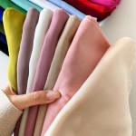 Cachecóis grandes de cetim de 95 cm de cabeça quadrada sedosa como para mulheres lenço de pescoço para dormir lenço sedoso lenços de cor pura - Imagem 4