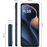 Smartphone Motorola Razr 60-256GB 24GB (12GB RAM+12GB Ram Boost) Tela dobrável 6,9" pOLED e externa 3,6” Moto AI camera IP48 - Azul Marinho - Imagem 3