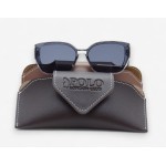 Óculos de Sol Quadrado Polo London Club, lente em Policarbonato com Proteção UV400 em - Kit contém Case Couro ECO - Imagem 9