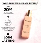 Bella Vita Organic GLAM Woman Eau De Parfum para ela com Jasmim, Mel Branco, Rosa, Cedro da Virgínia | Floral - Fragrância Premium e de Longa Duração EDP para Mulheres | 20 ml - Imagem 4