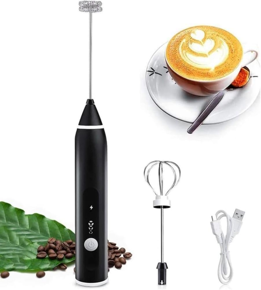 1768325619_Mini-Mixer-Portatil-Misturador-de-Bebidas-Batedor-Espumador-de-Leite.jpg Mini Mixer Portátil Misturador de Bebidas Batedor Espumador de Leite Ovos Café Whey Multiuso Cozinha USB Recarregável Premium (Branco)