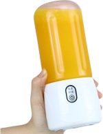 Mini Liquidificador Portátil Recarregável USB – Mixer Juice 400ml | Para Shakes, Sucos, Papinhas | Copo 2 em 1, Bateria de Longa Duração, Ideal para Academia, Viagens e Trabalho - YASDA (ROSA)