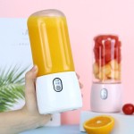 Mini Liquidificador Portátil Recarregável USB – Mixer Juice 400ml | Para Shakes, Sucos, Papinhas | Copo 2 em 1, Bateria de Longa Duração, Ideal para Academia, Viagens e Trabalho - YASDA (ROSA) - Imagem 3
