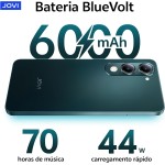 Smartphone JOVI Y29s 5G, 256GB, 8+8GB RAM Turbo, Dimensity 6300 2.4GHz, câmera dupla 50MP, tela 6,7" 90Hz, bateria 6000mAh com carregamento 44W, IP64, Android 15, Violeta Cristal - Imagem 3