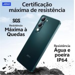 Smartphone JOVI Y29s 5G, 256GB, 8+8GB RAM Turbo, Dimensity 6300 2.4GHz, câmera dupla 50MP, tela 6,7" 90Hz, bateria 6000mAh com carregamento 44W, IP64, Android 15, Violeta Cristal - Imagem 4