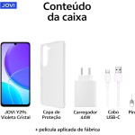 Smartphone JOVI Y29s 5G, 256GB, 8+8GB RAM Turbo, Dimensity 6300 2.4GHz, câmera dupla 50MP, tela 6,7" 90Hz, bateria 6000mAh com carregamento 44W, IP64, Android 15, Violeta Cristal - Imagem 9